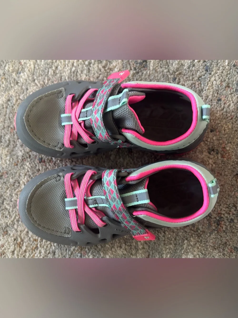Merrell Select Grip Hydro Sport Hiking Sandals Outdoors Girls Size 10M preschool